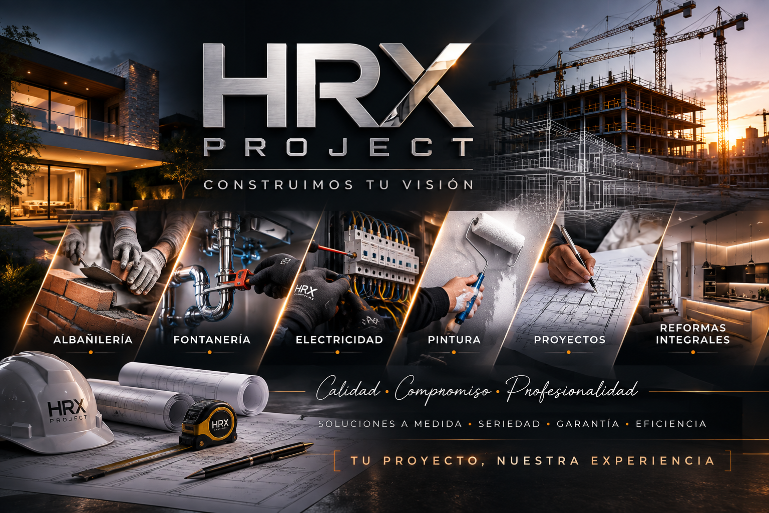 Equipo de HRX Project en obra